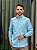 Camisa Tommy Hilfiger Manga Longa Custom Fit Oxfordine Azul Bebê Flag Tradicional - Imagem 5