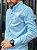 Camisa Tommy Hilfiger Manga Longa Custom Fit Oxfordine Azul Bebê Flag Tradicional - Imagem 3