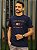 Camiseta Tommy Hilfiger Masculina Regular Fit Em Algodão Egípcio New York City Azul Marinho - Imagem 1