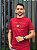 Camiseta Tommy Hilfiger Masculina Regular Fit Em Algodão Egípcio New York City Vinho - Imagem 4