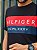 Camiseta Tommy Hilfiger Masculina Regular Fit Em Algodão Egípcio Hilfiger MCMLXXXV - Imagem 3