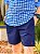 Shorts Ralph Lauren Linho Azul Marinho Pony Vermelho - Imagem 3