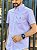 Camisa Ralph Lauren Manga Curta Linho Puro Lavanda Pony Roxo - Imagem 3
