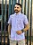 Camisa Ralph Lauren Manga Curta Linho Puro Lavanda Pony Roxo - Imagem 1