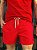 Shorts Beach Ralph Lauren Vermelho Pony Preto - Imagem 1