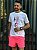 Shorts Beach Ralph Lauren Rosa Neon Pony Preto - Imagem 3