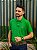 Camisa Polo Ralph Lauren Masculina Custom Fit Verde Seleção Pony Laranja - Imagem 1