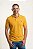 Camisa Polo Ralph Lauren Masculina Custom Fit Amarelo Ouro Pony Azul Bic - Imagem 1