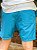 Shorts Tommy Hilfiger Acqua Print Detalhe Lateral Azul - Imagem 3