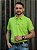 Camisa Polo Ralph Lauren Masculina Custom Fit Verde Lima Pony Colorido - Imagem 4