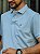 Camisa Polo Ralph Lauren Masculina Custom Fit Azul Bebê Pony Colorido - Imagem 2