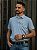 Camisa Polo Ralph Lauren Masculina Custom Fit Azul Bebê Pony Colorido - Imagem 4