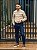 Camisa Ralph Lauren Manga Longa Oxford Bege Pony Colorido - Imagem 5
