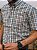 Camisa Ralph Lauren Masculina Manga Curta Custom Fit Xadrez Madras Preta/Azul Pony Pink - Imagem 2