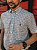 Camisa Ralph Lauren Masculina Manga Curta Custom Fit Xadrez Madras Caramelo/Azul/Verde Pony Rubi - Imagem 2