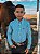 Camisa Ralph Lauren Infantil Manga Longa Micro Xadrez Verde Pony Azul Bic - Imagem 1