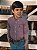 Camisa Ralph Lauren Infantil Manga Longa Micro Xadrez Vermelha Rubi Pony Azul Bic - Imagem 7