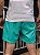 Shorts Ralph Lauren Linho Verde Água Pony Branco - Imagem 2