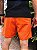 Shorts Ralph Lauren Linho Laranja Pony Azul Celeste - Imagem 2