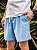 Shorts Ralph Lauren Linho Azul Bebê Pony Rosa Bebê - Imagem 1