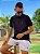 Camisa Polo Ralph Lauren Masculina Custom Fit Azul Noite Pony Verde - Imagem 1