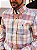 Camisa Ralph Lauren Masculina Manga Longa Custom Fit Xadrez Madras Rosa Pony Colorido - Imagem 3