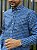 Camisa Ralph Lauren Masculina Manga Longa Custom Fit Xadrez Madras Azul Bic Pony Colorido - Imagem 3