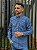 Camisa Ralph Lauren Masculina Manga Longa Custom Fit Xadrez Madras Azul Bic Pony Colorido - Imagem 1