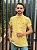 Camisa Polo Ralph Lauren Masculina Custom Fit Amarela Pony Azul Celeste - Imagem 3