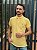 Camisa Polo Ralph Lauren Masculina Custom Fit Amarela Pony Azul Celeste - Imagem 1