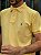 Camisa Polo Ralph Lauren Masculina Custom Fit Amarela Pony Azul Celeste - Imagem 2