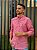 Camisa Linho Puro Vermelha Ralph Lauren Manga Longa Pony Azul Bic - Imagem 1
