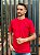 Camiseta Ralph Lauren Masculina Custom Slim Fit Vermelha Pony Azul Bic - Imagem 1