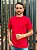 Camiseta Ralph Lauren Masculina Custom Slim Fit Vermelha Pony Azul Bic - Imagem 3