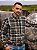 Camisa Oxford Ralph Lauren Masculina Manga Longa Custom Fit Xadrez Madras Verde Musgo Pony Colorido - Imagem 4
