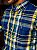 Camisa Oxford Ralph Lauren Masculina Manga Longa Custom Fit Xadrez Madras Azul Bic Pony Colorido - Imagem 2