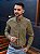 Camisa Ralph Lauren Manga Longa Micro Xadrez Amarela Pony Azul Celeste - Imagem 1