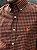Camisa Ralph Lauren Manga Longa Micro Xadrez Marrom Terra Pony Laranja - Imagem 2