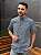 Camisa Ralph Lauren Masculina Manga Curta Custom Fit Micro Xadrez Preta Pony Amarelo - Imagem 1