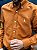 Camisa Ralph Lauren Manga Longa Oxford Tinturada Terracota Pony Creme - Imagem 2