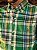 Camisa Oxford Ralph Lauren Masculina Manga Longa Custom Fit Xadrez Madras Verde Folha Pony Colorido - Imagem 2