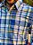Camisa Oxford Ralph Lauren Masculina Manga Longa Custom Fit Xadrez Madras Azul Multicolor Pony Colorido - Imagem 2
