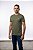 Camiseta Ralph Lauren Masculina Custom Slim Fit Verde Militar Pony Caramelo - Imagem 2
