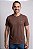 Camiseta Ralph Lauren Masculina Custom Slim Fit Marrom Pony Champanhe - Imagem 2