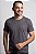 Camiseta Ralph Lauren Masculina Custom Slim Fit Cinza Pony Prata - Imagem 1