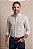 Camisa Ralph Lauren Masculina Manga Longa Custom Fit Xadrez Madras Off/Marrom Pony Marrom - Imagem 2