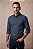 Camisa Ralph Lauren Masculina Manga Longa Custom Fit Xadrez Madras Azul Marinho Pony Laranja - Imagem 2