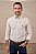 Camisa Ralph Lauren Maquinetada Masculina Manga Longa Custom Fit Xadrez Madras Branca Pony Azul Marinho - Imagem 1