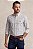 Camisa Ralph Lauren Masculina Manga Longa Custom Fit Xadrez Madras Azul/Marrom Pony Marrom - Imagem 2