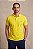 Camisa Polo Ralph Lauren Masculina Custom Fit Amarelo Canário Pony Azul Celeste - Imagem 1
